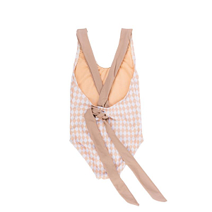 Купальник с лентой Mrs. Ertha "Louise Strawberries mood", райские ягоды